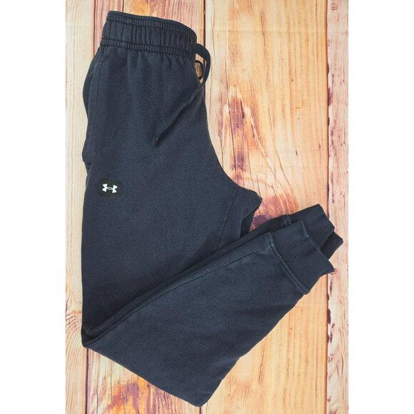 Under Armour Mens Loose Fit Joggers Small Black - Picture 3 of 7